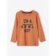 Jungen Shirt, Schriftzug Oeko Tex® orange Gr. 86 von vertbaudet