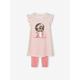 Nachthemd & Leggings Oeko-Tex® rosa Gr. 140 von vertbaudet