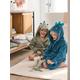 Kinder Bademantel, Krokodil-Kostüm Oeko Tex®, personalisierbar grün Gr. 104 von vertbaudet