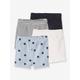 4er-Pack Baby Shorts, Frottee Oeko-Tex® blau sterne Gr. 80 von vertbaudet
