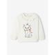 Mädchen Baby Sweatshirt mit Kragen Disney ARISTOCATS MARIE weiß Gr. 71