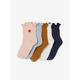 5er-Pack Mädchen Baby Socken, Stickerei Oeko-Tex® Gr. 19/22 von vertbaudet