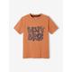Jungen T-Shirt mit Schriftzug Oeko-Tex® orange Gr. 152 von vertbaudet