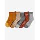 5er-Pack Jungen Socken, Tiere Oeko Tex® senfgelb Gr. 35/38 von vertbaudet