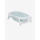 Faltbare Baby Badewanne „Easy Tub“ aqua/weiß von vertbaudet