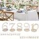 Numéros de Table de mariage en bois 1-20 chiffres chiffres de Table de mariage rustique