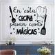 Décalcomanie de Phrase en vinyle pour cuisine ou salle à manger, autocollant mural "quelque chose de
