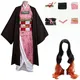 Perruque Kimono Anime Cosplay, Costume de Cosplay, Demon Slayer frère et sœurs Kamado Nezuko