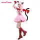Costume de Cosplay de Tokyo Mew Mew ichico momiya Mew ichico, robe rose courte, avec oreilles et