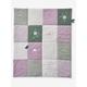 "Baby Steppdecke ,,Provence"" Oeko-Tex® violett/mehrfarbig Gr. 100x120 von vertbaudet"