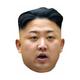 Masque en carton - Homme Politique Kim Jong-Un - Multicolor