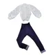 Manteau de poupée à carreaux de 60 Cm accessoires de costume pour 1/3 de poupée pantalon boutons