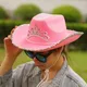 Chapeau de Cowboy pour femmes, casquette de Cowboy occidentale, couronne diadème en plumes, chapeau