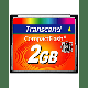Transcend Flash-Speicherkarte 2 GB 133x CompactFlash