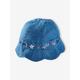 Bestickter Mädchen Baby Sonnenhut, Denim blau Gr. 48/50 cm von vertbaudet