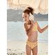 Mädchen Bikini mit Haarband gelb Gr. 86 von vertbaudet