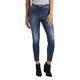 Silver Jeans Co. Damen Infinite Fit High Rise Skinny Leg Jeans, Dark Wash Inf301, XL x 29L