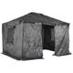 Sojag Pavillon-Schutzhülle, für Pavillon 12x16 grau Pavillon-Schutzhülle Zelte Camping Schlafen Outdoor
