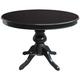 Artigiani Veneti Riuniti - Table à manger ronde noire 120 cm diamètre - Noir