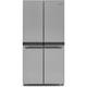 Whirlpool - réfrigérateur américain 91cm 591l nofrost inox - wq9e1l inox