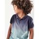 Jungen Poloshirt, Dip-Dye-Effekt Oeko Tex® blau Gr. 86 von vertbaudet