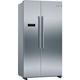 Réfrigérateur américain 91cm 560l nofrost Bosch kan93vifp - inox