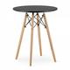 TODIRO - Table ronde style scandinave cuisine/salon/salle à manger - 60x60x72 cm - Table de cuisine