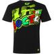 VR46 The Doctor 46 T-shirt, noir-multicolore, taille XS