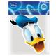 Masque en carton - visage Disney tête de Donald duck 27 cm - Multicolor