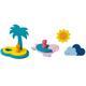 Badewannenspielzeug QUUTOPIA PUZZLE FRIENDS - TREASURE ISLAND 12-teilig