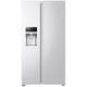 Haier - Réfrigérateurs américains 515L Froid Ventilé 90.8cm F, HSR3918FIPW