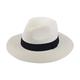 Femme Homme Chapeau de Paille Panama Chapeau Été Large Bord Chapeau de Soleil Anti-UV pour Plage