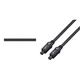 LG Electronics DSP2 Soundbar (100 Watt) mit integriertem Subwoofer (HDMI, Bluetooth) [Modelljahr 2021], Dunkelgrau & Amazon Basics Toslink Optisches Digital-Audiokabel, 1 m