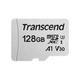 Transcend 300S Flash-Speicherkarte Adapter inbegriffen 128 GB A1 / Video Class V30 / UHS-I U3 microSDXC