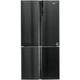 Réfrigérateur américain 91cm 610l no frost - htf610dsn7 Haier noir