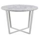 Selsey - ADHAFERA - Table - 110 cm - blanc - ronde - style moderne