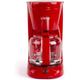 Cafetière Filtre Rouge 950W 1.8L Capacité 15 tasses - Livoo