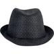 K-up - Chapeau de paille style Panama rétro '59 cm Black - Black