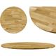 Circular Oak Wood Tableau 23 mm Dimensions variées Dessus de table Bois de chêne massif Rond 23 mm