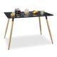 Table à manger ARVID rectangle table de salon table appoint en bois HxlxP: 75 x 120 x 80 cm design