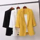 Manteaux et vestes pour femmes, décontracté, coréen, ample, blazer fin, surdimensionné, 4XL,