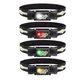 Lampe frontale LED H05B SST20 Rechargeable par USB lumière rouge verte ou jaune 18650