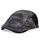 Béret de Camouflage coloré pour hommes et femmes, casquette aérée en maille ajourée, chapeaux de