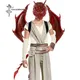 Costume d'aile de Dragon 3D pour enfants, accessoires de déguisement, ailes de diable, queue de