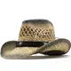 Chapeau de plage pour hommes et femmes, 2022 paille naturelle, Panama, ceinture en vache, décoration
