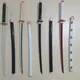 Épée de Cosplay Kimetsu no Yaiba arme de tueur de démons Satoman Tanjiro 1:1 couteau de Ninja