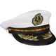 Casquette de capitaine, femmes & hommes, taille unique, chapeau de carnaval, couvre-chef officier,