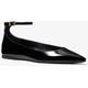Michael Kors Chaussure plate Tia Flex à bout pointu en cuir verni