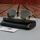 AO Pilot – lunettes de soleil rétro d'aviation pour hommes verres optiques américains boîte