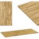 Tableau de bois massif en chêne carré 23 mm taille variée Dessus de table Bois de chêne